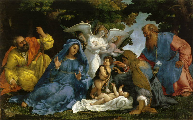 Kännedom om den gudomliga naturen hos Kristus - Lorenzo Lotto