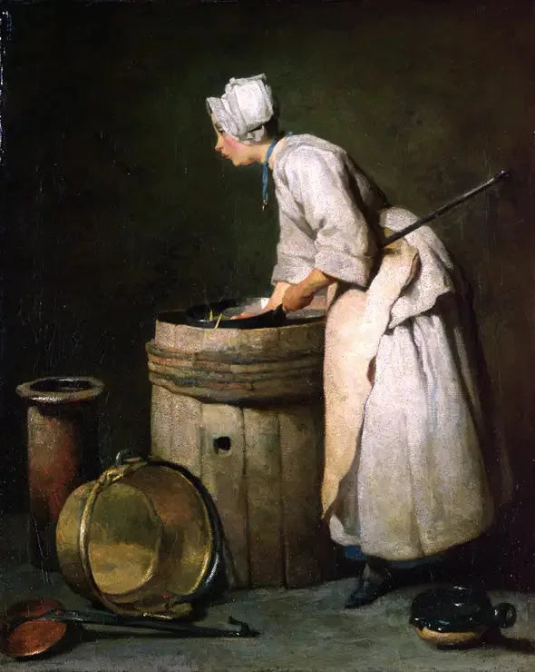 Récureuse - Jean Simeón Chardin