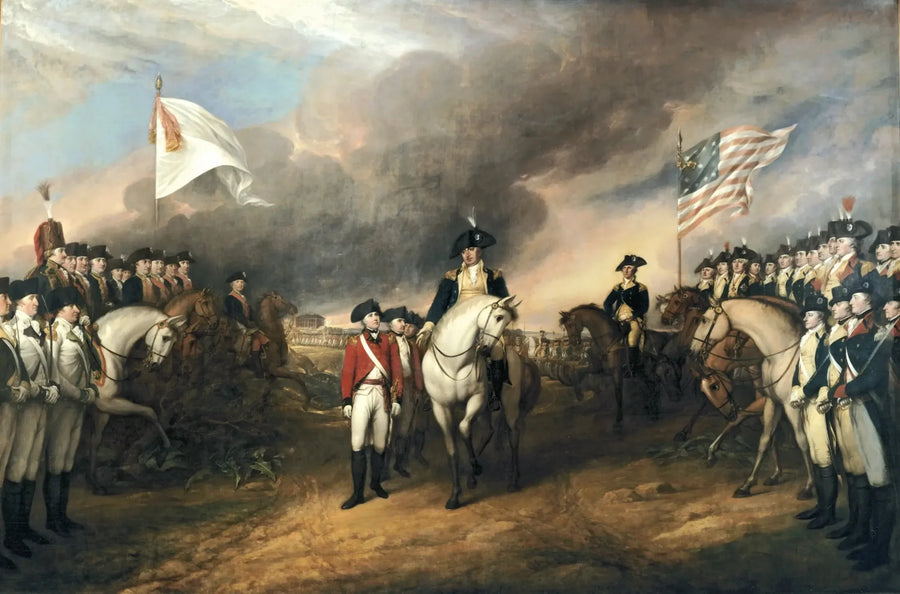 Lord Cornwallis kapitulation - John Trumbull