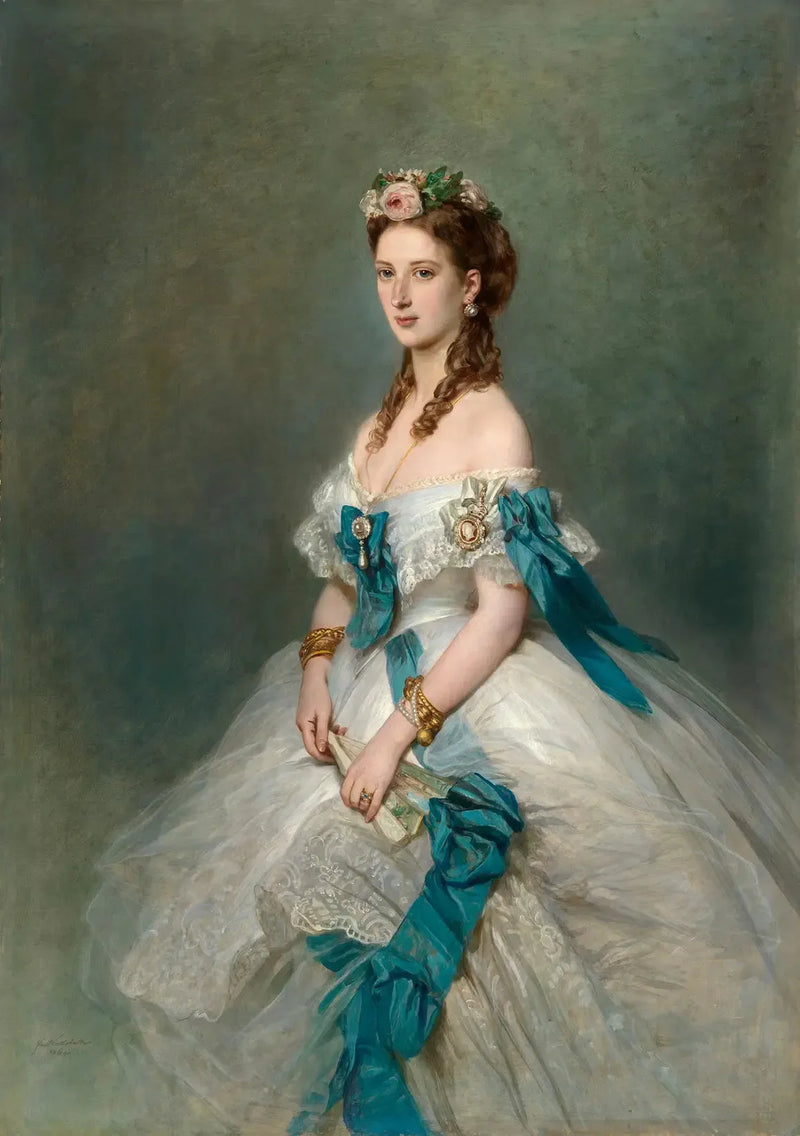 Drottning Alexandra (1844-1925) när hon var prinsessa av Wales - Franz Xaver Winterhalter