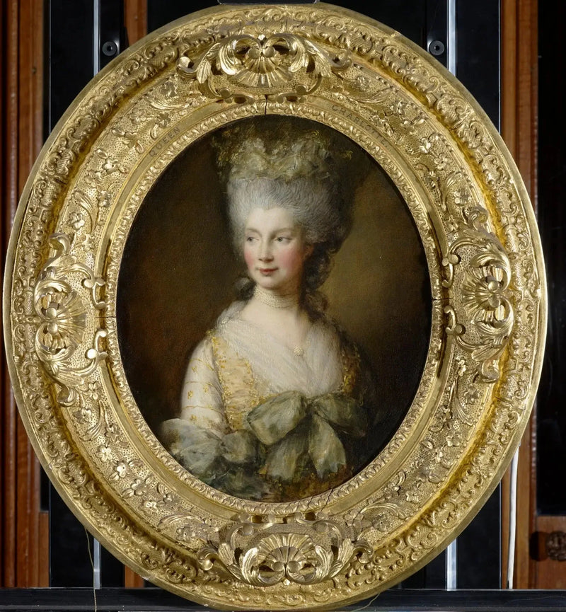 Drottning Charlotte (1744-1818) - Thomas Gainsborough