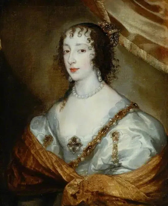 Kungen Henriette Marie (1609–1669) - Antoine van Dyck