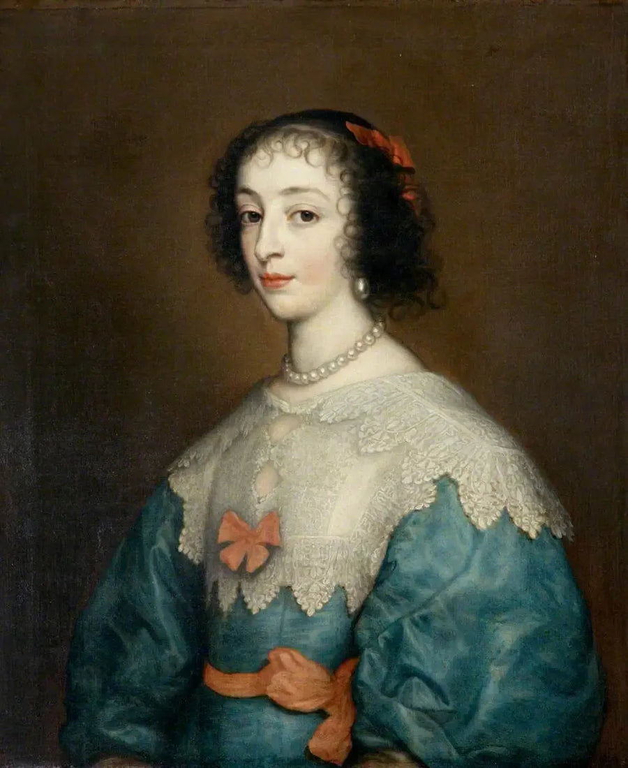 Kungen Henriette Marie (1609–1669) - Antoine van Dyck
