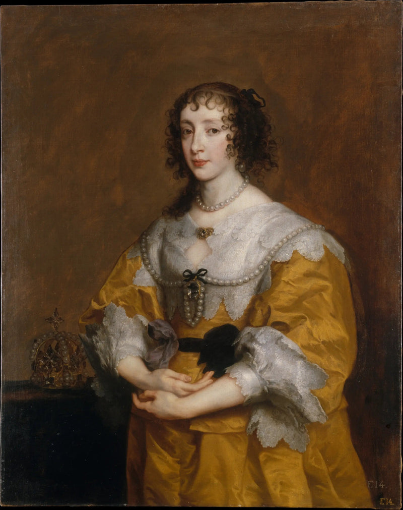 Kungen Henriette Marie - Antoine van Dyck