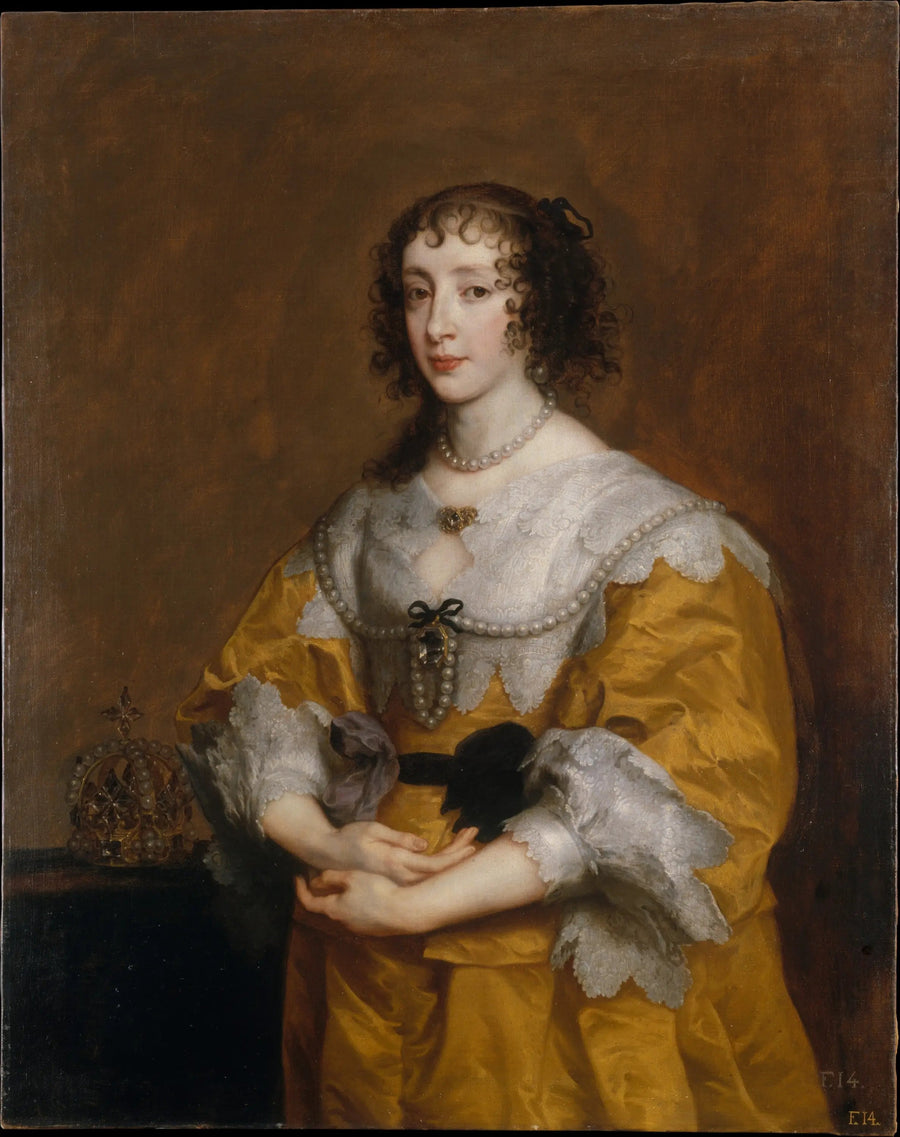 Kungen Henriette Marie - Antoine van Dyck