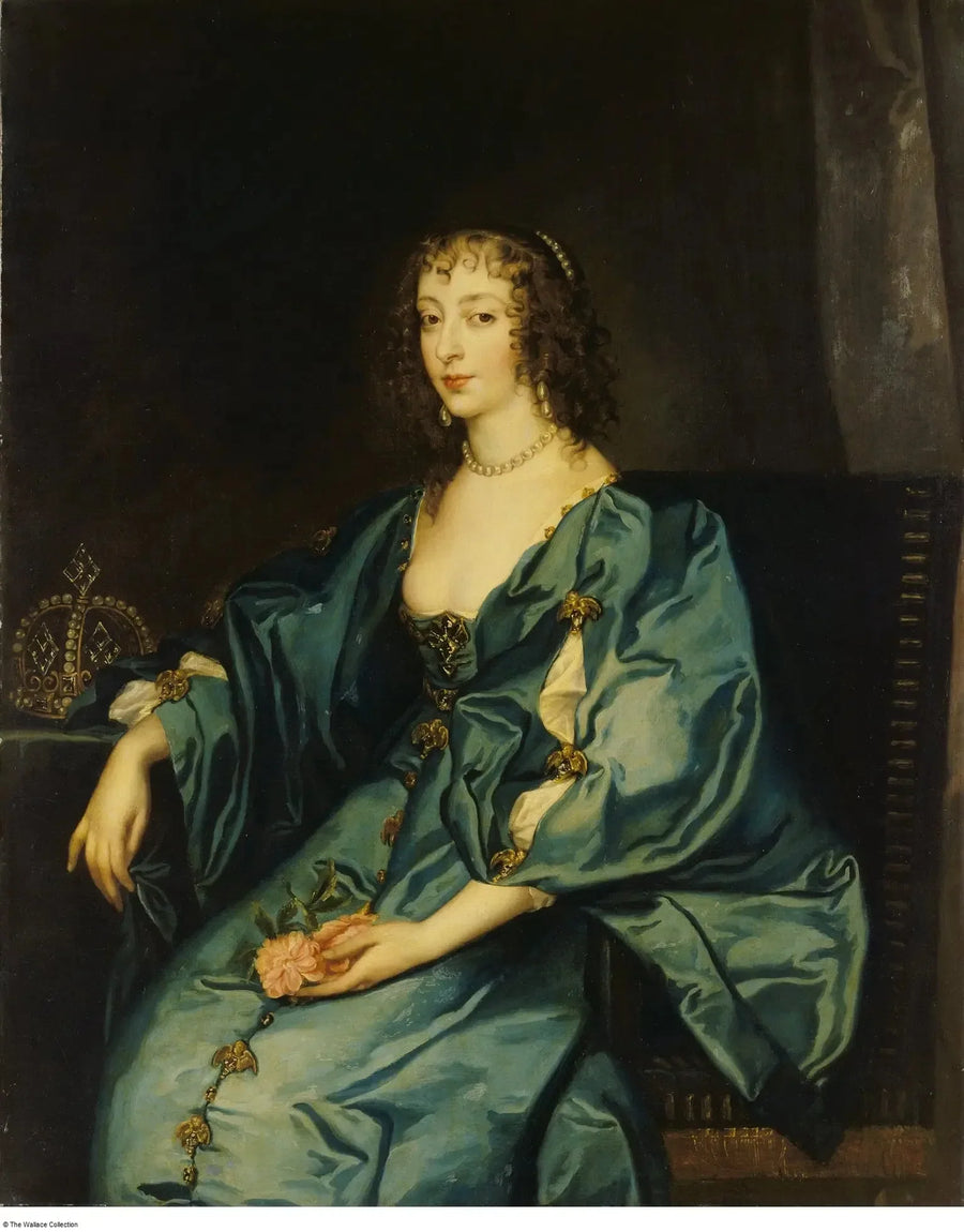 Kungen Henriette Marie - Antoine van Dyck
