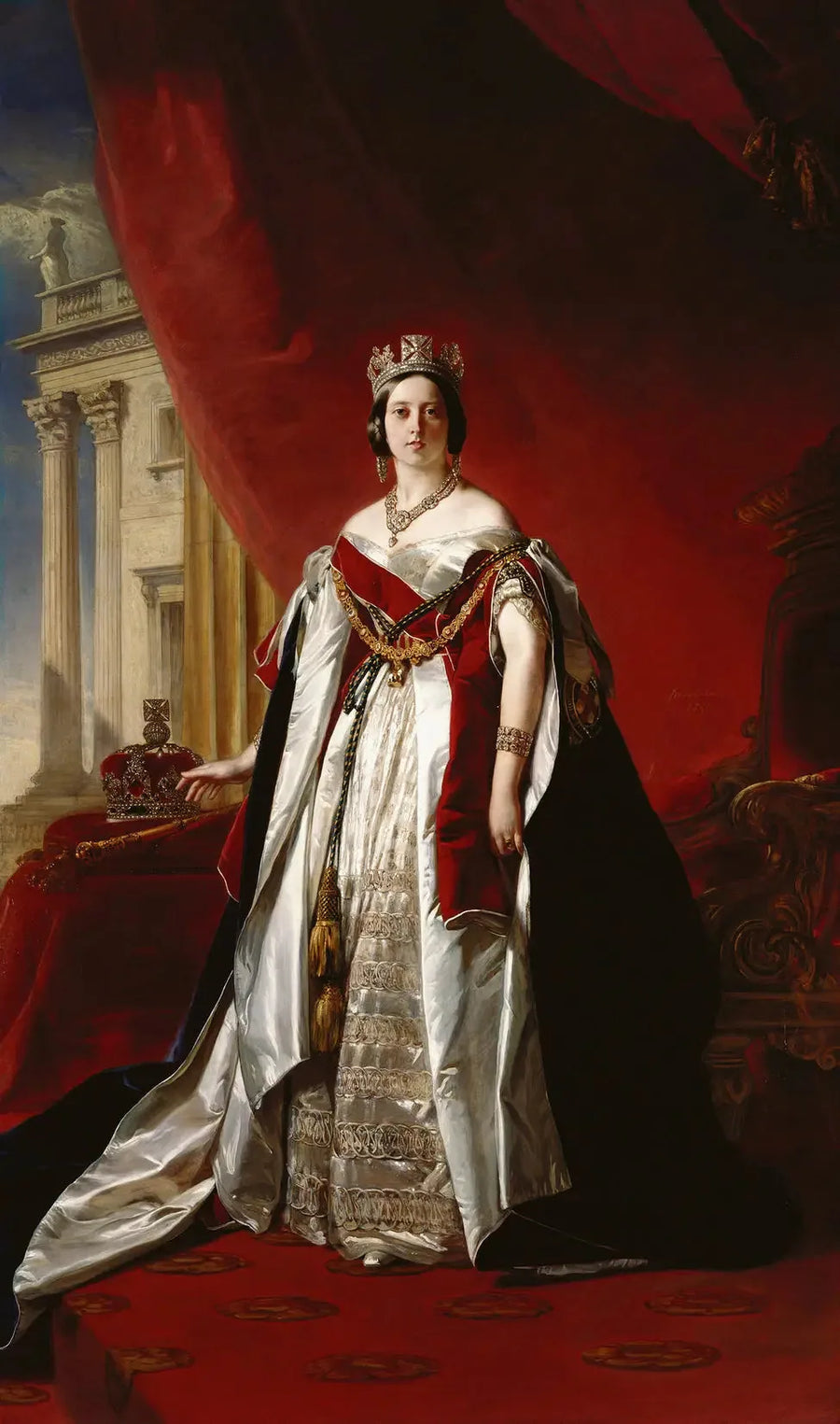 Kungen Victoria (1819-1901) - Franz Xaver Winterhalter