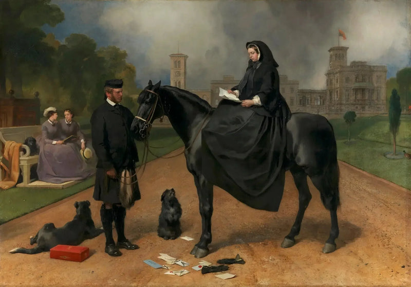 Kungen Victoria på Osborne - Edwin Henry Landseer