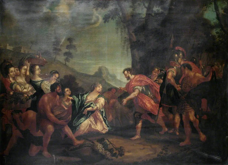 David och Abigaïl - Antonio da Correggio