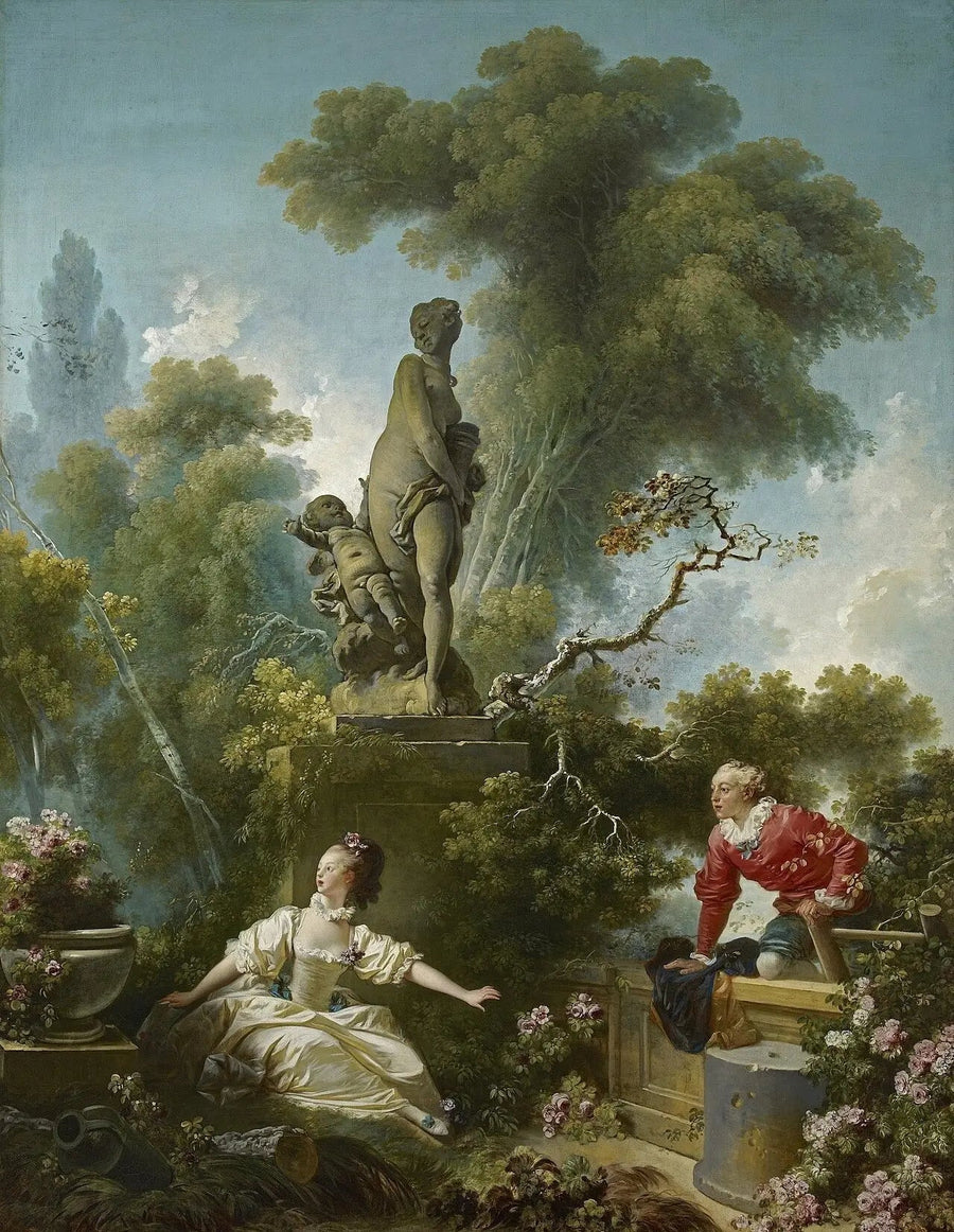 Mötet - Jean-Honoré Fragonard