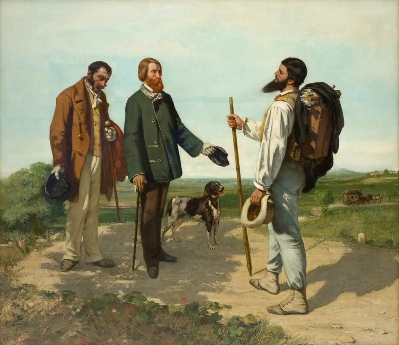 Mötet, eller God dag herr Courbet - Gustave Courbet