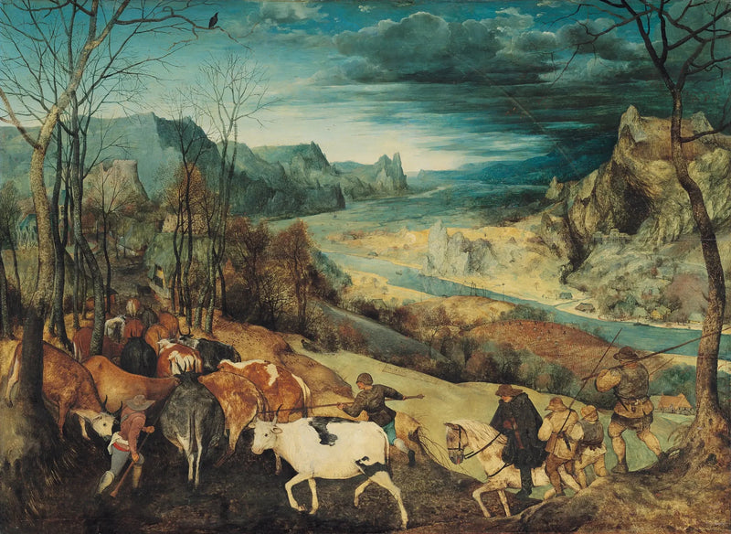 Fåren återvänder - Pieter Brueghel den äldre