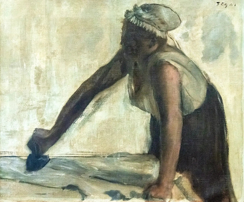 Den bakgrundsbelysta strykerskan - Edgar Degas