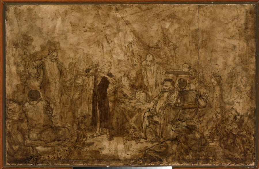 Republiken Babin, skiss - Jan Matejko