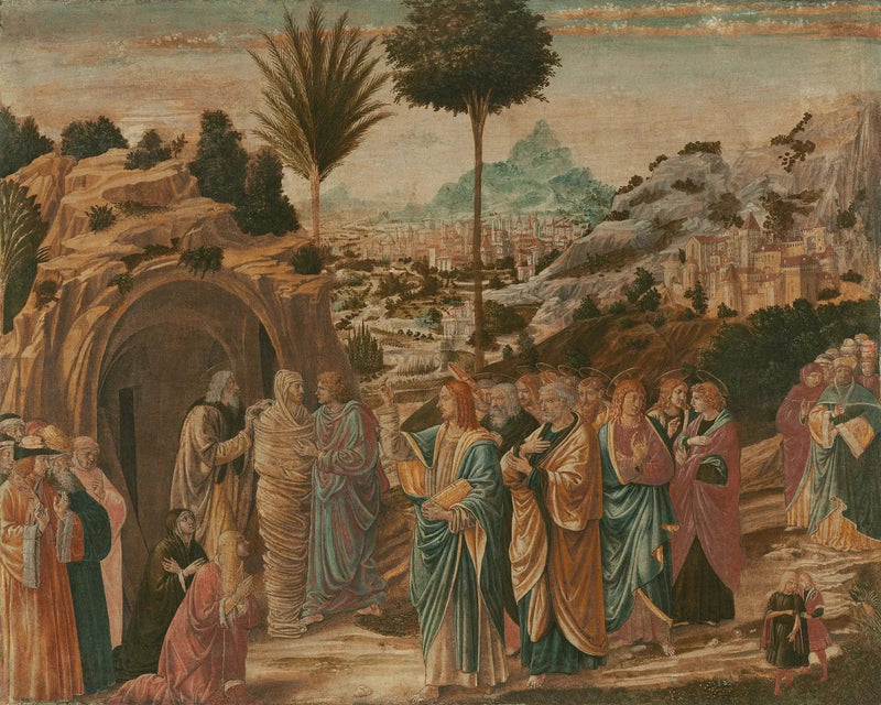 Lazare uppståndelse - Benozzo Gozzoli