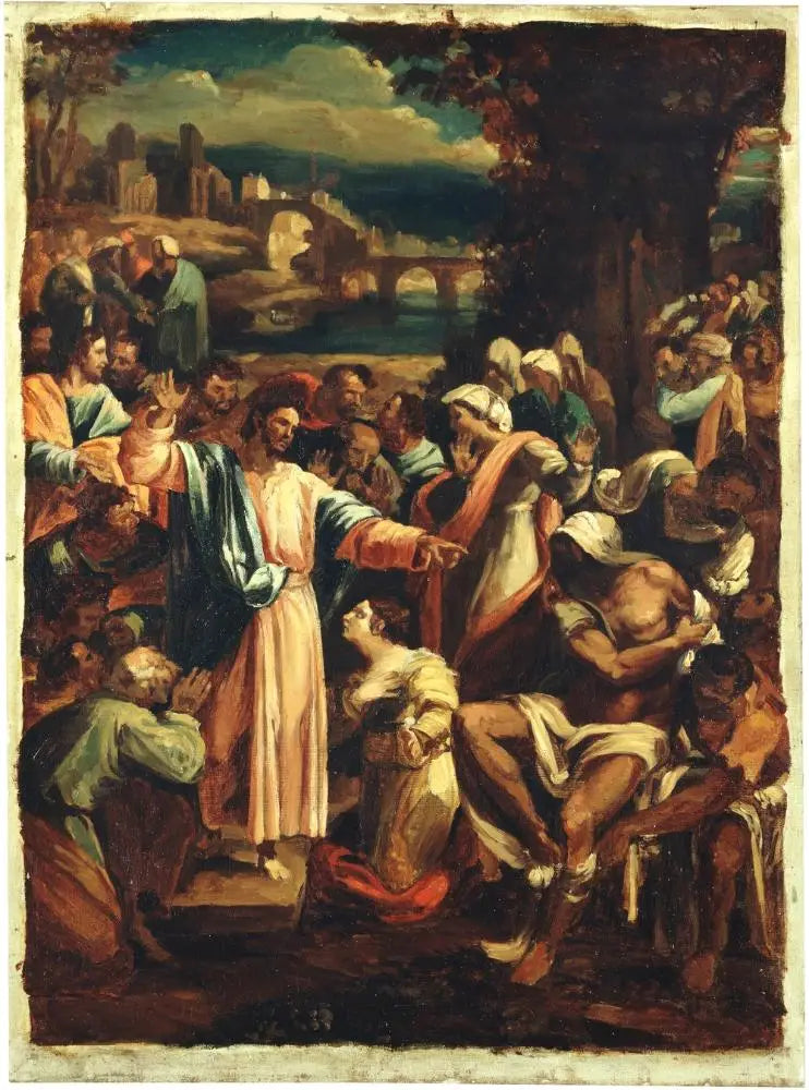 Lazares uppståndelse - Théodore Géricault