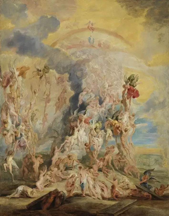 Uppståndelsen av de saliga - Peter Paul Rubens