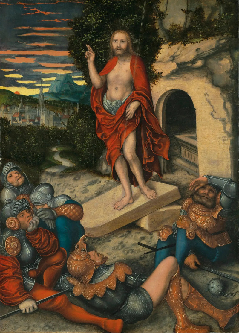 Kristi uppståndelse - Lucas Cranach den äldre