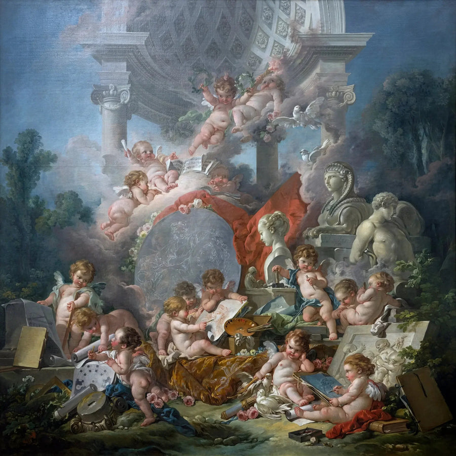 Konstnärernas möte - François Boucher