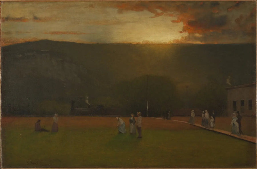 Spelens precision, Kearsarge Hall, North Conway, New Hampshire - George Inness