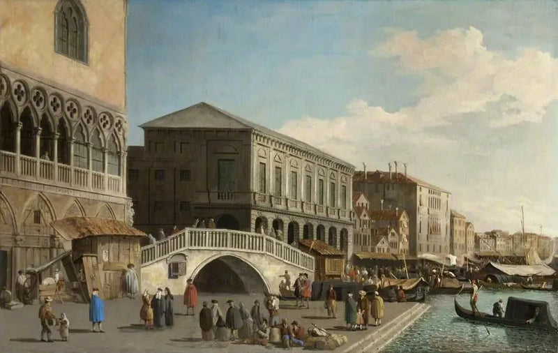 La Riva degli Schiavoni, Venedig - Canaletto