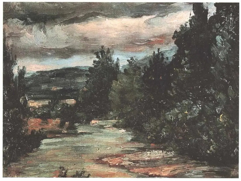 Floden på slätten - Paul Cézanne