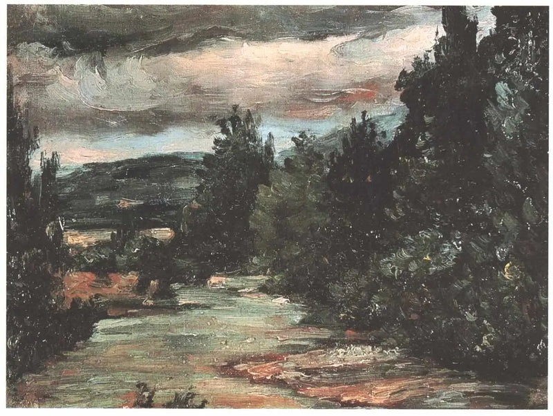 Floden på slätten - Paul Cézanne