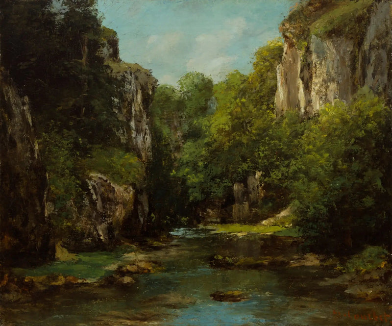 Floden av svarta brunnar - Gustave Courbet