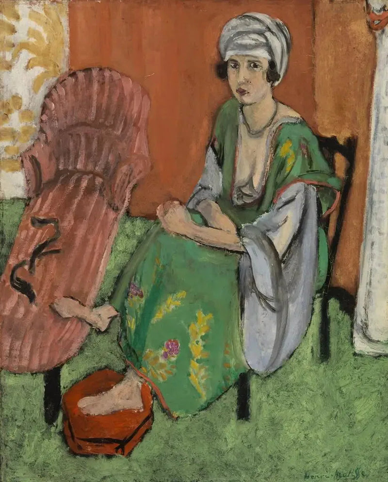 Den gröna klänningen - Henri Matisse
