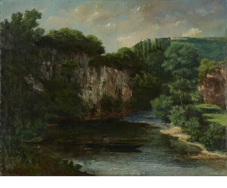Roca Oraguay, Maisièresdalen, Doubs - Gustave Courbet