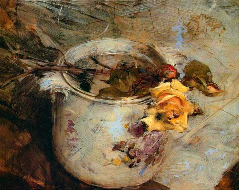 Sassoniarosen i vas - Giovanni Boldini