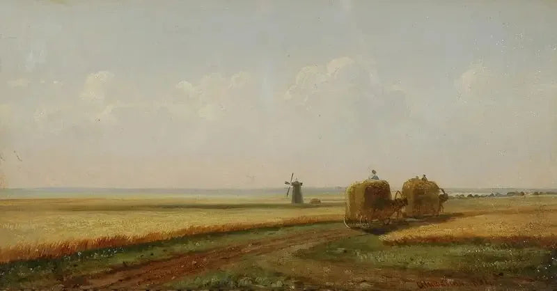 La route dans la vallée - Ivan Chichkine image 1 tableau peint à l’huile sur toile
