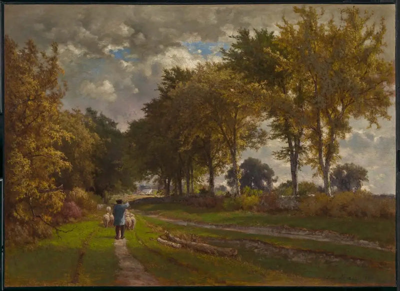 Lantgårdsvägen - George Inness