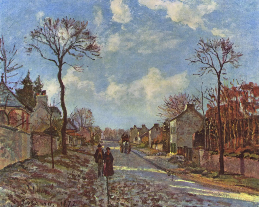 Louveciennesvägen - Camille Pissarro