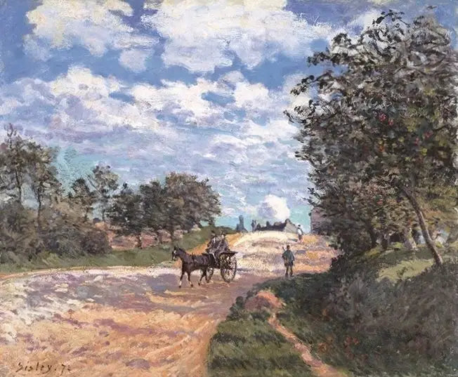 Vägen från Mantes till Choisy-le-Roi - Alfred Sisley