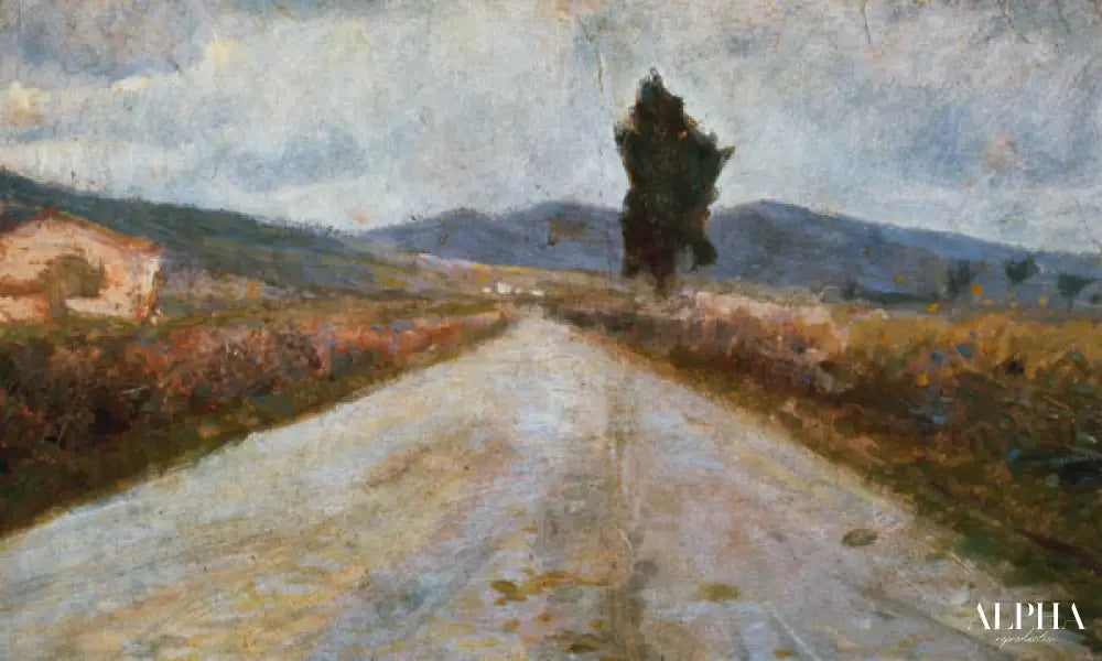 La route de la Toscane - Amedeo Modigliani - Reproductions de tableaux et peintures haut de gamme