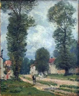 Vägen till Versailles - Alfred Sisley