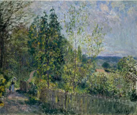 Skogsvägen - Alfred Sisley