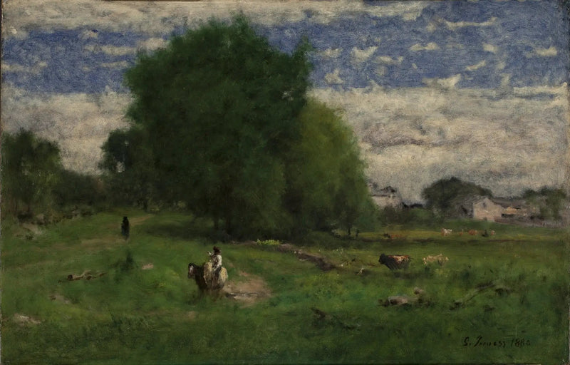 Byvägen, Milton - George Inness