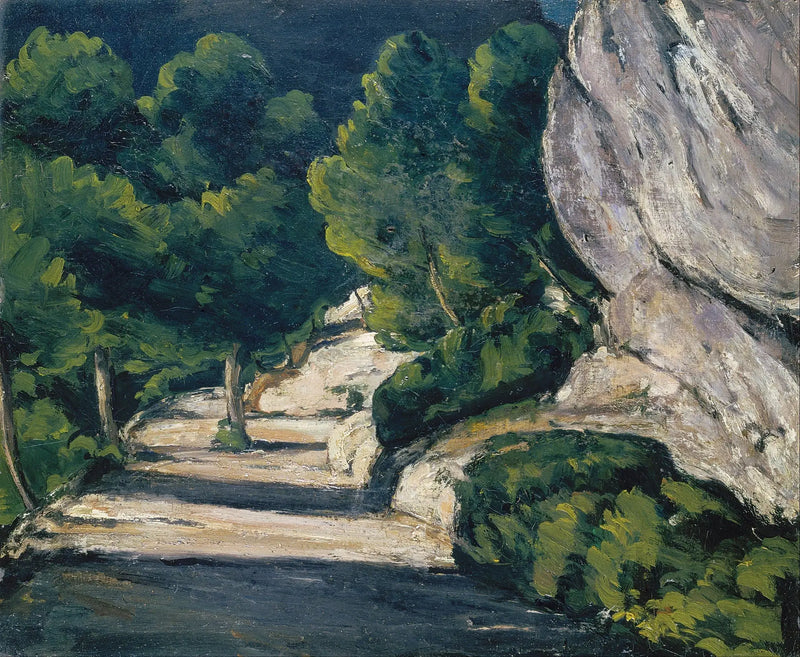 Skogsvägen - Paul Cézanne