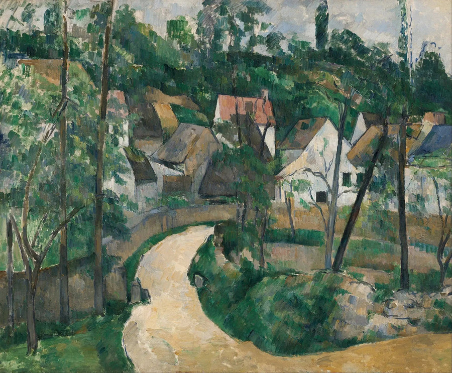 Den svängda vägen - Paul Cézanne