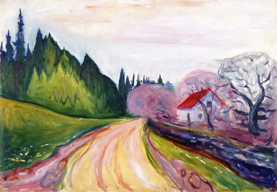 Vägen till Borre - Edvard Munch