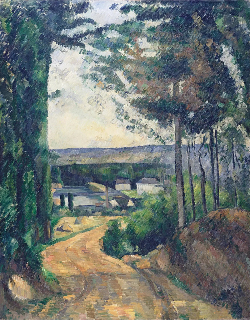 Vägen till dammen - Paul Cézanne