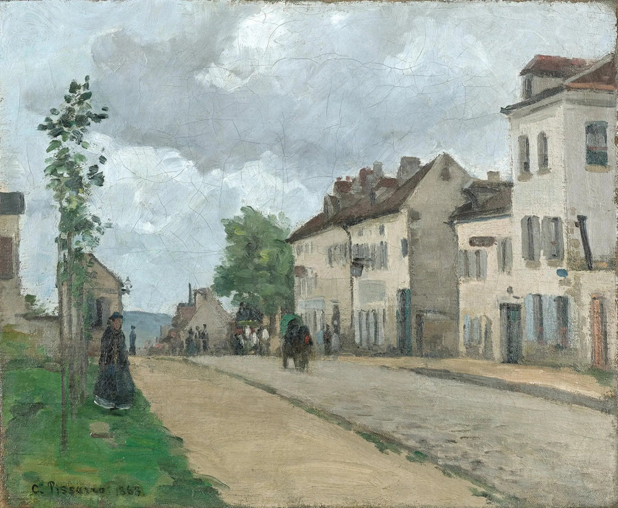Gisorsgatan i Pontoise - Camille Pissarro