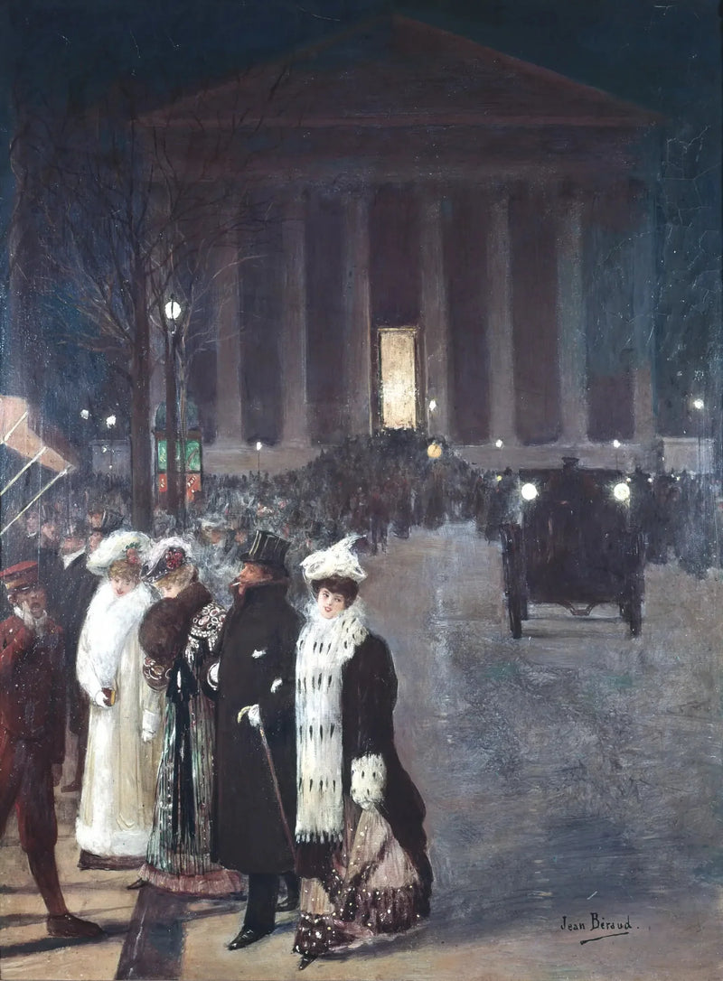 Royal Street, julafton - Jean Béraud