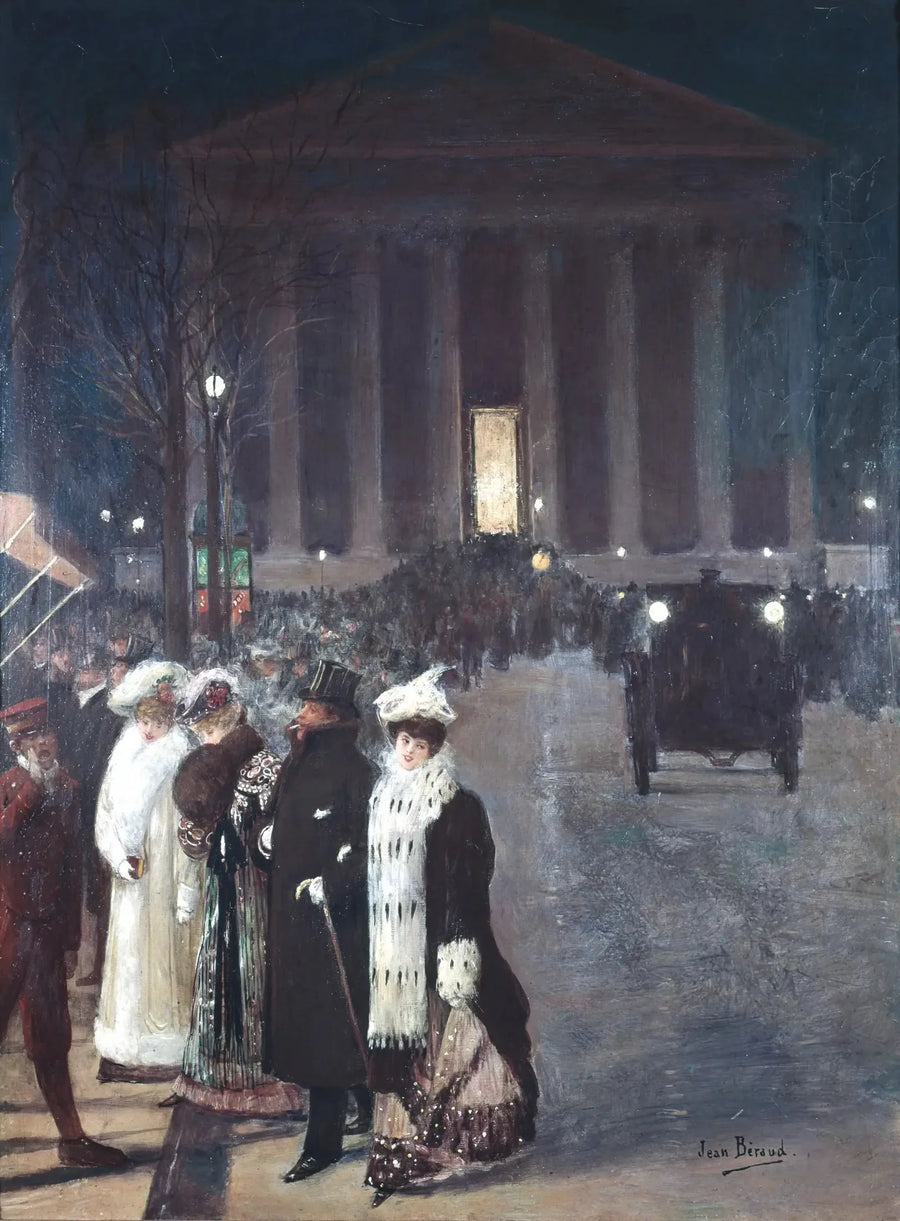 Royal Street, julafton - Jean Béraud