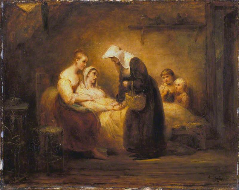 Syster av Barmhärtighet - Ary Scheffer