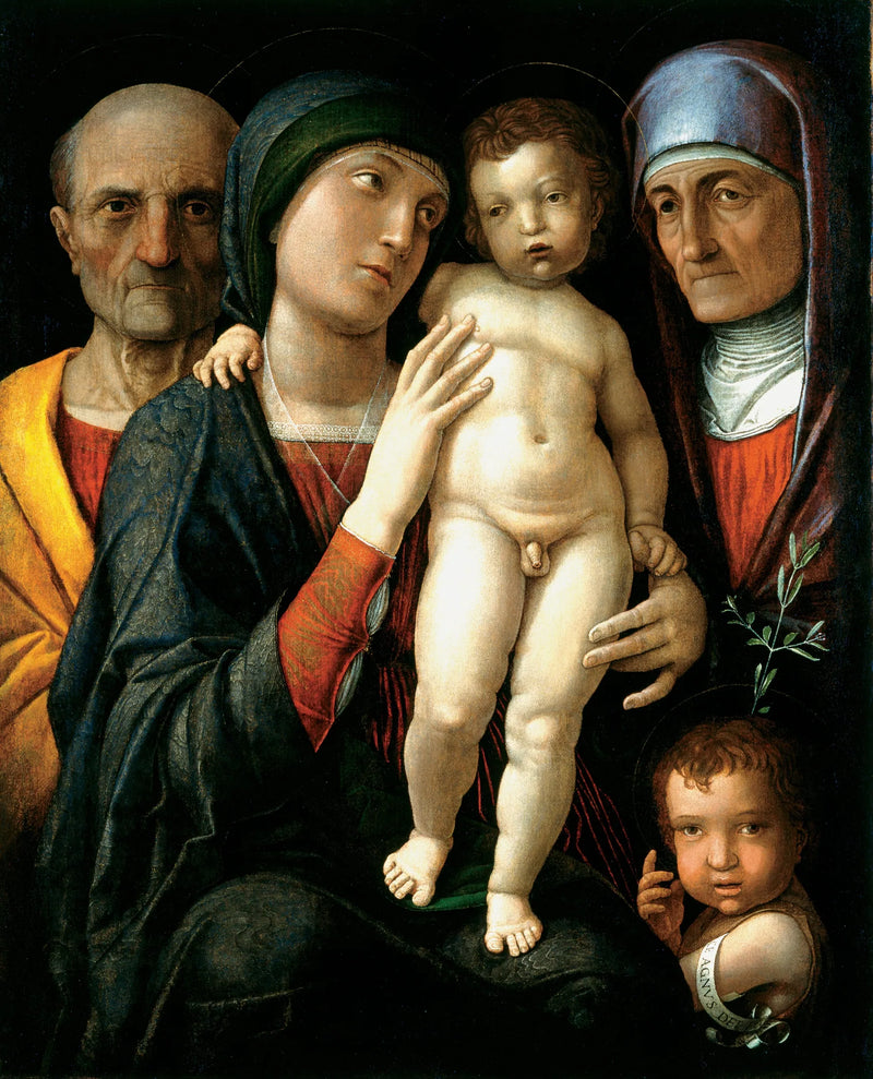 Den heliga familjen - Andrea Mantegna