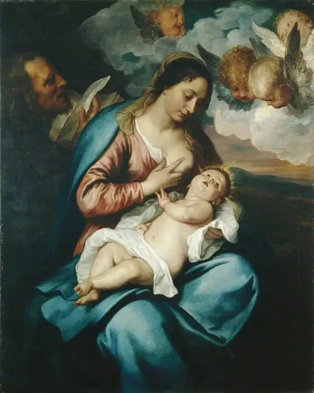 Den heliga familjen - Antoine van Dyck