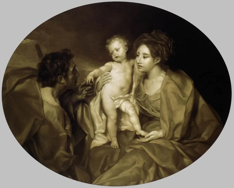 Den heliga familjen - Anton Raphael Mengs